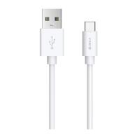 Devia Καλώδιο Σύνδεσης USB 2.0  EC082 USB A σε USB C 1m Smart Series Λευκό
