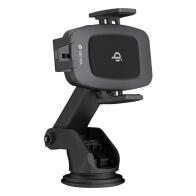 Universal Βάση Στήριξης Ταμπλό & Αεραγωγού Αυτοκινήτου Devia EA195 με Ασύρματη Φόρτιση 10W Μαύρο