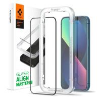 Tempered Glass Full Face Spigen Glas.tR Align Master FC Apple iPhone 13/ 13 Pro Μαύρο