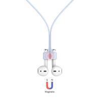 Strap Λαιμού Σιλικόνης AhaStyle PT74 Apple AirPods Magnetic Γαλάζιο