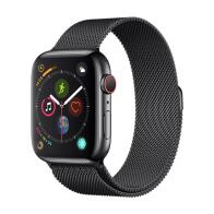 Λουράκι Devia Milanese Loop Apple Watch 4/ 5/ 6/ 7/ SE (42mm/ 44mm/ 45mm) Elegant Series Μαύρο