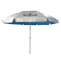 MAUI&SONS Ομπρέλα θαλάσσης 220cm 10 ακτίνες με μηχανισμό κλίσης polyester μπλε