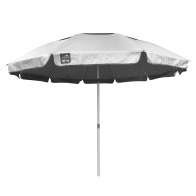 Solart Ομπρέλα Θαλάσσης 220cm 10 Ακτίνες με Μηχανισμό Κλίσης Polyester Γκρι