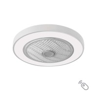 Lineme Marin Ανεμιστήρας Οροφής 50cm με Φως και Τηλεχειριστήριο Λευκός