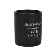 Estia Ποτηρακι Μπανιου Myst Stoneware Μαυρο  02-26868