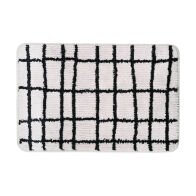 Estia Ταπετο Μπανιου Cage 40x60cm 100% Μικροϊνεσ Γκρι-μαυρο  02-28572
