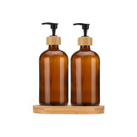 Estia Αντλιεσ Σαπουνιου Bamboo Essentials Γυαλινεσ 500ml Σετ 3 Τεμ. Με Δισκο Βαμβοο  02-28800