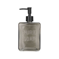 Estia Αντλια Σαπουνιου Pure Soap Γυαλινη 520ml Γκρι  02-34726