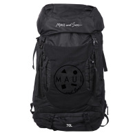 Maui & Sons Σακιδιο Τrekking 70lt Nylon Μαύρο