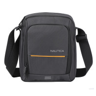 NAUTICA Τσάντα ώμου ανδρική 3,5lt polyester ανθρακί
