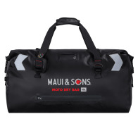 Maui & Sons Στεγανό Σακίδιο 55lt Ουράς Μοτοσικλέτας Μαύρo