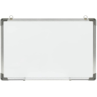 BAKAJI  Μαγνητικός Πίνακας Λευκός 50x35 από Αλουμίνιο με Σβηστό Μαρκαδόρο και Μαγνήτες  02814541