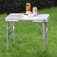 BAKAJI  Πτυσσόμενο τραπέζι κάμπινγκ πικνίκ αλουμινίου 60x45x50 βαλιτσάκι επιφάνεια φορμάικα  02815248