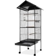 BAKAJI  Μεταλλικό Κλουβί  για Πουλιά 160 x 64 x 64 cm  02824245