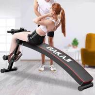 Bakaji 02826189 Πτυσσόμενος Ρυθμιζόμενος Πάγκος Προπόνησης