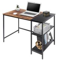 BAKAJI Γραφείο Βιβλιοθήκη Τραπέζι Υπολογιστή Μέταλλο Ξύλο Σπίτι Γραφείο Δρυς  02826303