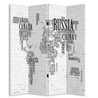 Bakaji 02831948 Παραβάν Υδρόγειος 180x160cm