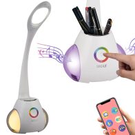 BAKAJI  Λάμπα Ηχείο Bluetooth Επιτραπέζιο LED Αφής με Θήκη για Στυλό  02835770