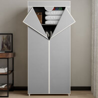 Bakaji Ντουλάπα Κρεμάστρα 70x46x160εκ. 02838698 Γκρι