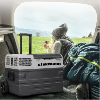 STAKMANN  Ψυγείο για Αυτοκίνητο Σκάφος Τροχόσπιτο 12V και 220V με Συμπιεστή AC/DC Φορητό 42L  02839123