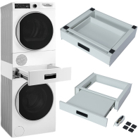 STAKMANN  Σετ Σύνδεσης Υποστήριξης για Πλυντήρια και Στεγνωτήρια με Συρόμενο Συρτάρι  02839211