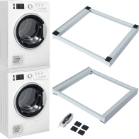 Stakmann 02839212 Κιτ Σύνδεσης Βάσης για Πλυντήριο και Στεγνωτήριο 60x60εκ.