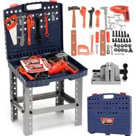 BAKAJI  Παιδικός Πάγκος Εργασίας 69 Τεμαχίων Κλειστή Βαλιτσάκι με Παιχνίδι Τρυπάνι  02839812