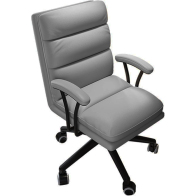 Shally Dogan Προεδρική Καρέκλα Γραφείου Ανακλινόμενη 02840541 Ανοιχτό Γκρι