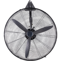 BAKAJI  Βιομηχανικός Ανεμιστήρας Τοίχου Ισχύς 200 W Διάμετρος 66 cm σε Μαύρο Ατσάλι  02841383