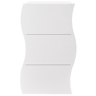 Shally Dogan 02841541 Παπουτσοθήκη Εισόδου με 3 Πόρτες 1x26.5x121cm Λευκή