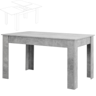 Shally Dogan  Επεκτεινόμενο Τραπέζι Φαγητού 90 x 140 - 190 cm Εξοικονόμησης Χώρου Γκρι  02841646