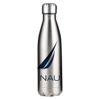 NAUTICA Μπουκάλι θερμός 0.5lt ασημί