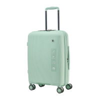 Guy Laroche Βαλίτσα Καμπίνας Σκληρή Expandable 20'' με 4 Ρόδες 55cm Celaton Green