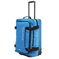 NAUTICA Σακ βουαγιάζ μεσαίο  polyester μπλε με 2 ρόδες ύψους 59cm