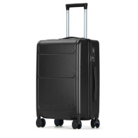 NAUTICA Βαλίτσα καμπίνας πολυκαρβονική 20''  μαύρη  με 4 ρόδες ύψους 55cm