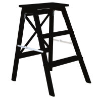 Estia Σκαλοσκαμπω Bamboo Essentials Με 3 Σκαλια Μαυρο  04-34412