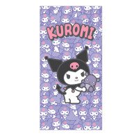 KUROMI Πετσέτα θαλάσσης microfiber 70x140cm μωβ