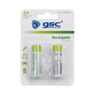 GSC  Μπαταρία Επαναφορτιζόμενη Ni-MH AA 2300mAh HR06 1.2V (2 τεμ.)