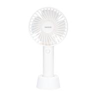 Niaros Ανεμιστήρας Χειρός Επαναφορτιζόμενος Φορητός Balu USB 5W Mini Λευκό