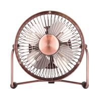Niaros  Επιτραπέζιος Ανεμιστήρας Kila USB 2.5W Mini Μπρονζέ