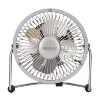 Niaros  Επιτραπέζιος Ανεμιστήρας Kila USB 2.5W Mini Γκρι