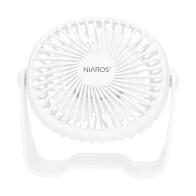 Niaros  Επιτραπέζιος Ανεμιστήρας Alua USB 3W Mini Λευκό