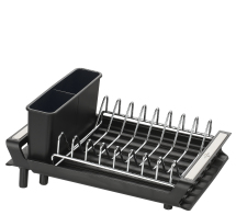 KÜCHENPROFI Στεγνωτήρας Πιάτων Πτυσσόμενος 28-46,5cm PRIMUS με Ανοξ. Θήκη πιάτων