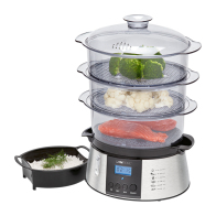 CLATRONIC Ψηφιακός ατμομάγειρας, 800W. CLATRONIC DG 3547