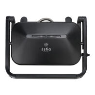Estia Τοστιέρα Με Αντικολλητικες Πλακες 2 Θεσεων 1300W 06-23645 Intense Dark Ματ