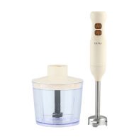 Estia Ραβδομπλεντερ Pure Cream 600w Με Λεπιδεσ Τιτανιου & Δοχειο 500ml Κρεμ  06-38618