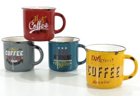 ARTELIBRE Κούπα Vintage 36cl Κεραμικό Σε 4 Σχέδια