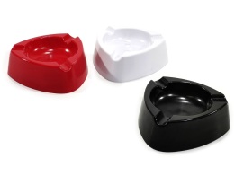 SMART MARKET Τασάκι Τριγωνικό 12cm Σε 3 Χρώματα