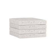 Estia Σουβερ Με Οψη Travertine 10x10cm Σετ 4τεμ.  07-36867