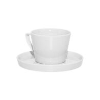 Estia Φλυτζανι Καφε Kyra 220ml Λευκο Με Πιατακι  07-39035